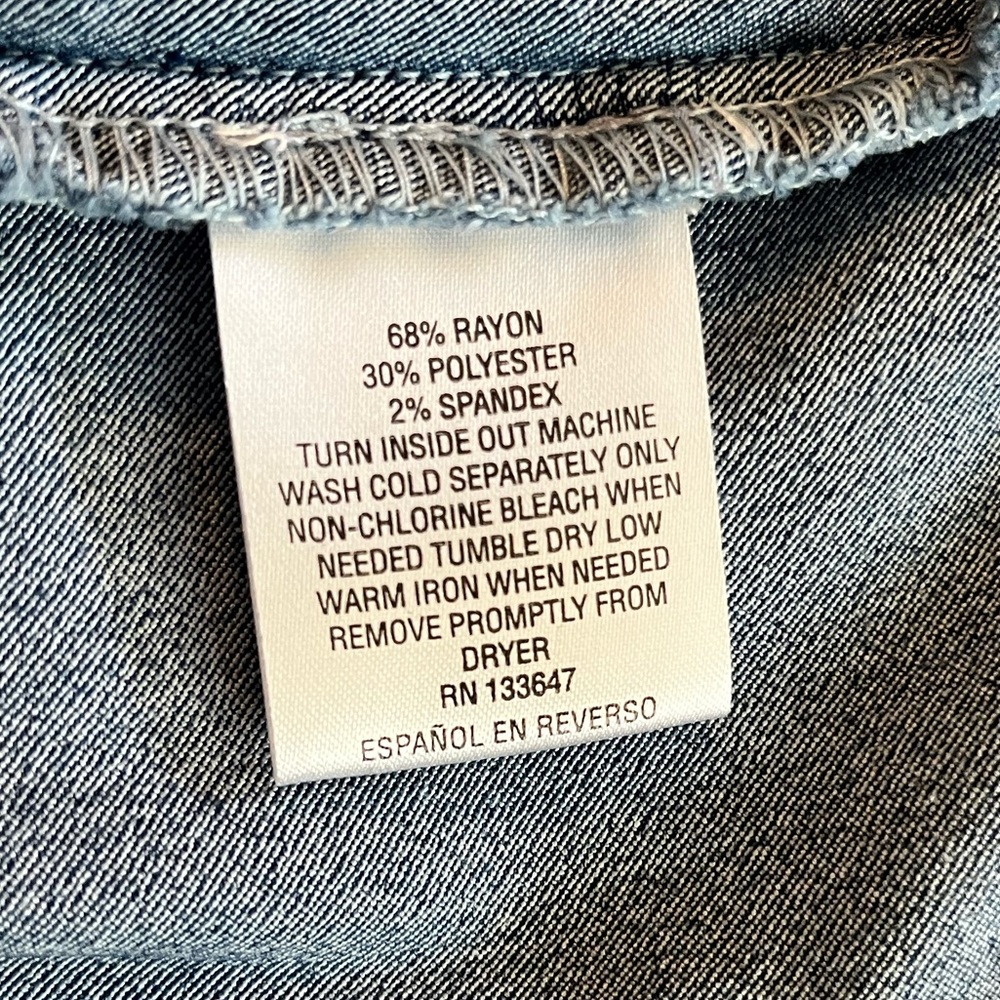 Thalia Sodi Indigo Jean Stretch Pencil Skirt - Picture 8 of 10